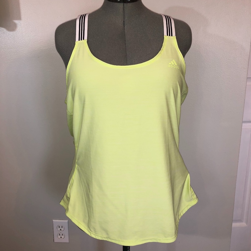 Adidas Performer X-Back Tank Top Yellow